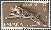 Rio Muni, 1964. Child welfare. Leopard. Sc. 42.
